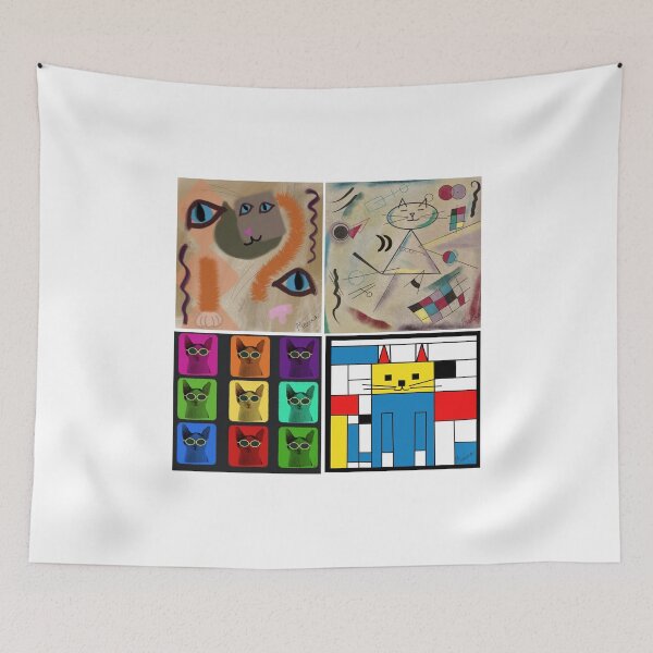 Item preview, Modern Art Cats Set 1 designed and sold by Marinabobina.