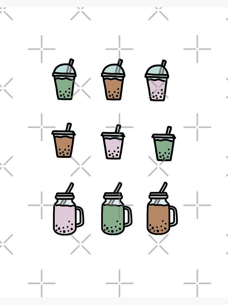 D08 | Boba - Bubble Tea | Planner Stickers