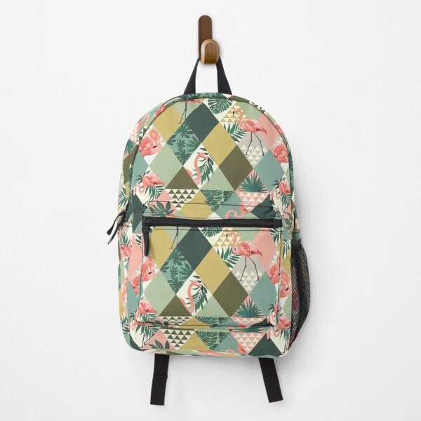 Item preview, flamingo tropical abstract triangle background designed and sold by TheSimpleMan.