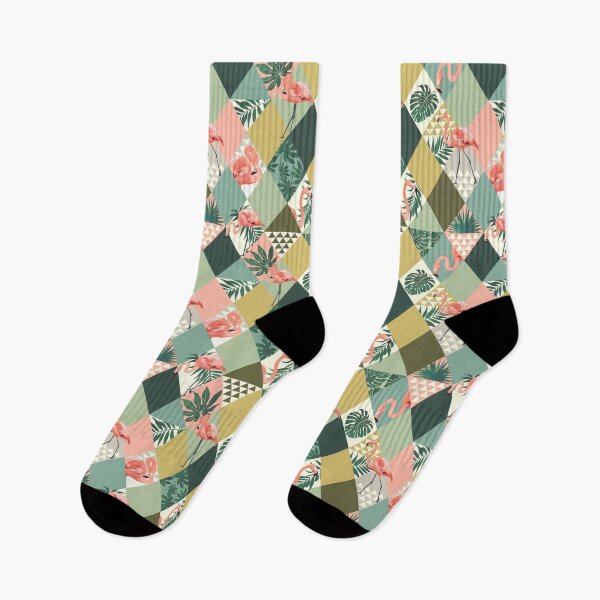 Item preview, flamingo tropical abstract triangle background designed and sold by TheSimpleMan.