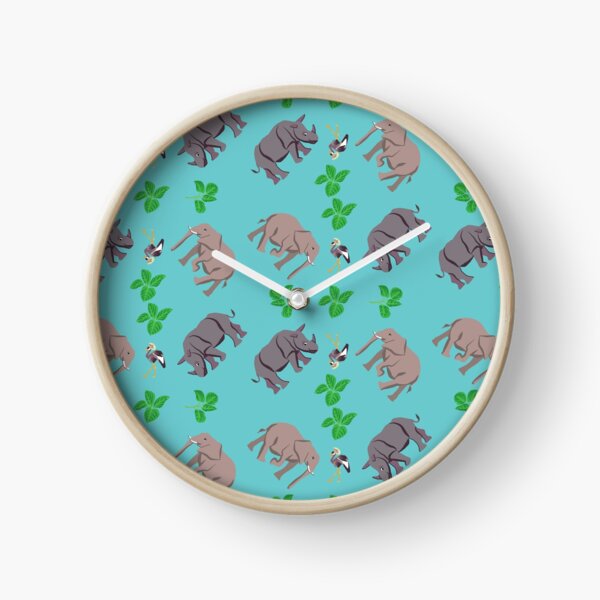 Safari pattern 1 Clock