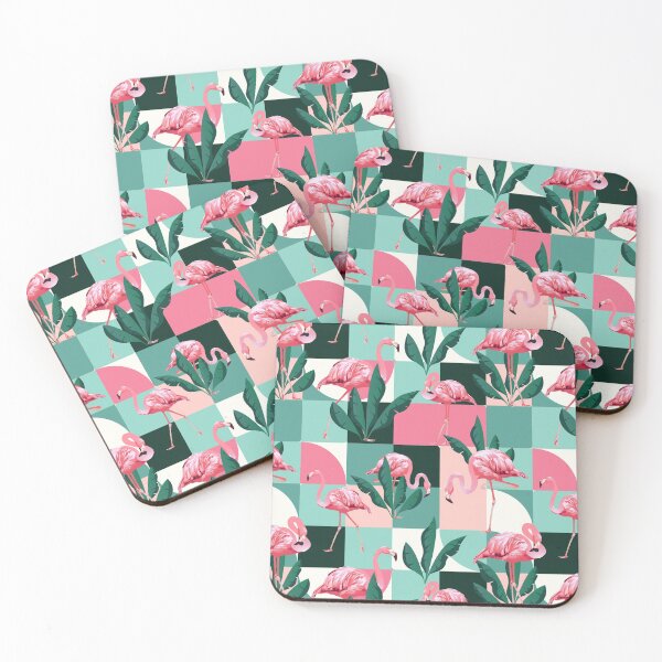 Item preview, Flamingo tropical abstract background designed and sold by TheSimpleMan.