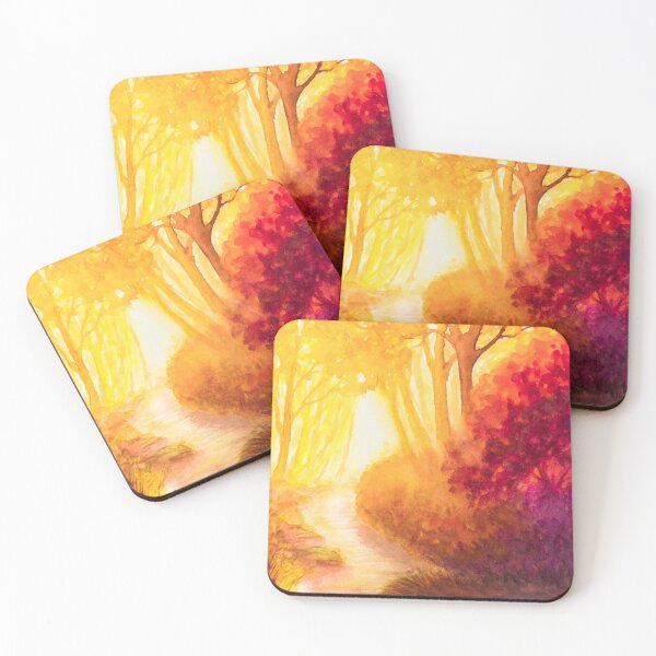 Item preview, Autumn light landscape designed and sold by Red Witch Art.