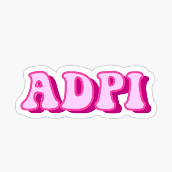 Alpha Delta Pi Sticker Sticker