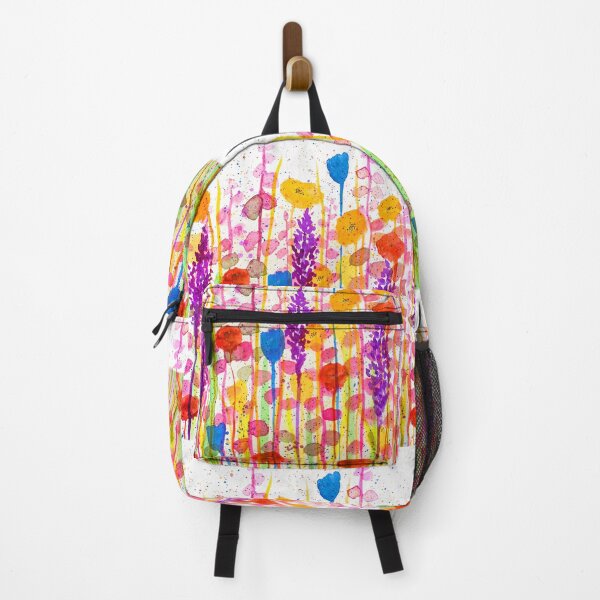 Item preview, Summer meadow watercolor painting designed and sold by Red Witch Art.