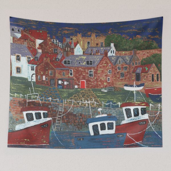 Item preview, Crail Harbour 4 designed and sold by Jan Palmer.