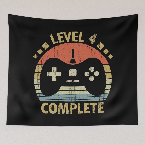 Item preview, 4th Wedding Anniversary Gift - Level 4 Complete Video Gamer designed and sold by nana1099.