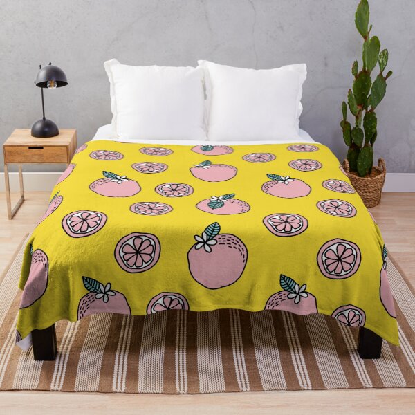 Item preview, Grapefruits over yellow designed and sold by katiesauter.