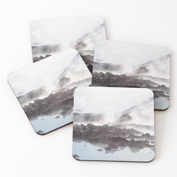 Item preview, Foggy Hotspring with Grey Sky designed and sold by Tim Scott.