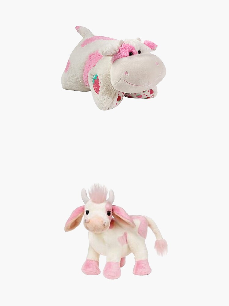 "kinz and Pillow Pets Strawberry Cows" Sticker for Sale by rockyboo0405 Redbubble