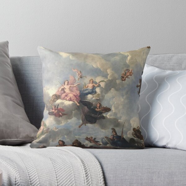 Aesthetic Renaissance Angels Throw Pillow