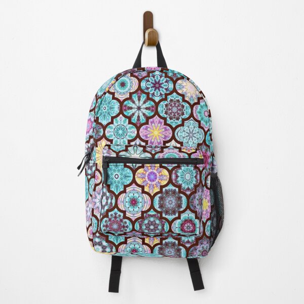 Item preview, Moroccan Tile Pattern Aqua designed and sold by Red Witch Art.