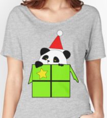 Panda noel Women's Relaxed Fit T-Shirt