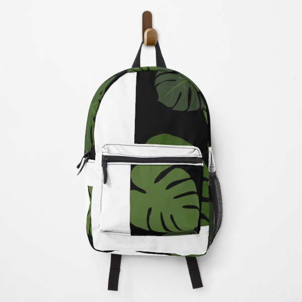 Item preview, Tropical leaves (black background) designed and sold by Jellabella.