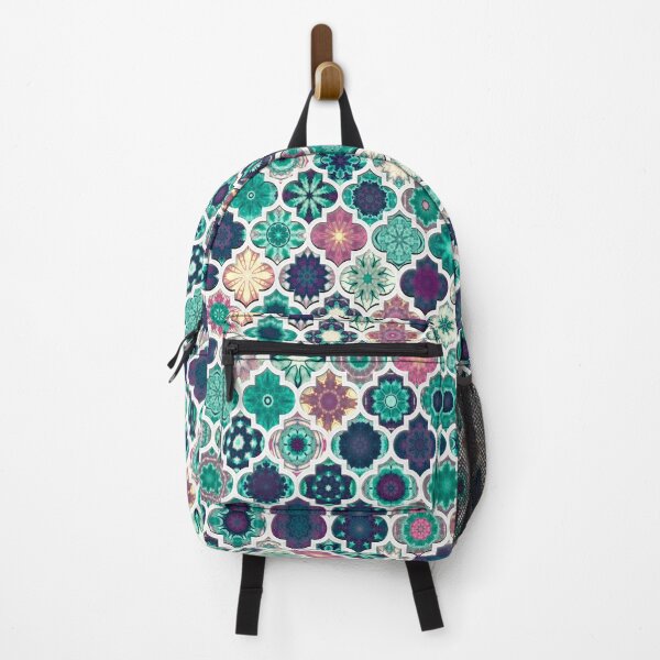 Item preview, Moroccan Tile Pattern Teal designed and sold by Red Witch Art.