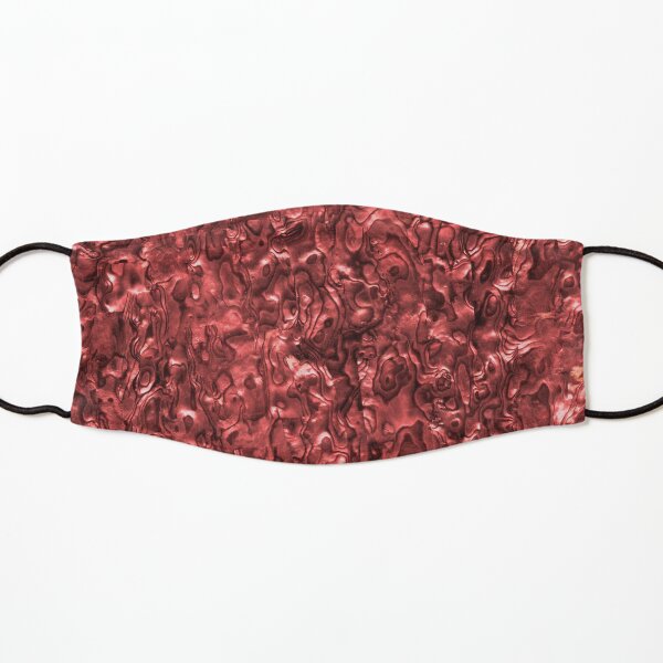 Abalone Shell | Paua Shell | Seashell Patterns | Sea Shells | Red Tint | Kids Mask