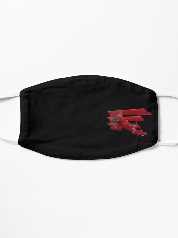 Alternate view of DR-1 Red Baron Triplane WWI Warbird Mask