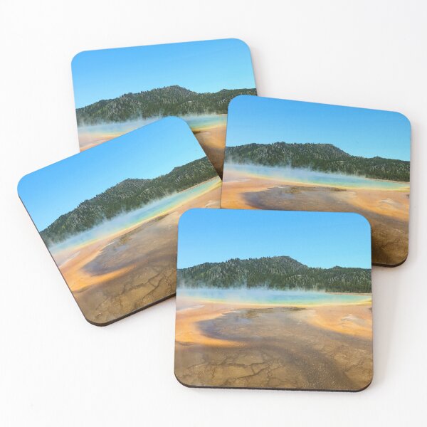 Item preview, Turquoise Hotspring on a Cool Summer Day  designed and sold by Tim Scott.