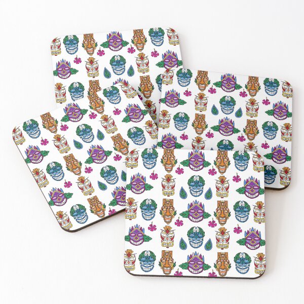 Item preview, Tiki Masks || Faces || Smile || Summer  designed and sold by Hilary Leslie.