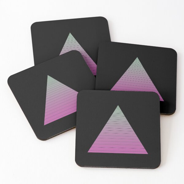 Item preview, Pyramid/Highway/Triangle - Pink Green designed and sold by phthalow.