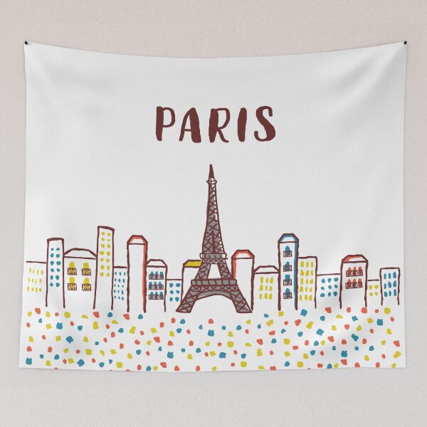 Item preview, Paris Skyline Eiffel Tower designed and sold by Luciana Lakowsky.