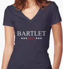 Bartlet 2016 Women's Fitted V-Neck T-Shirt