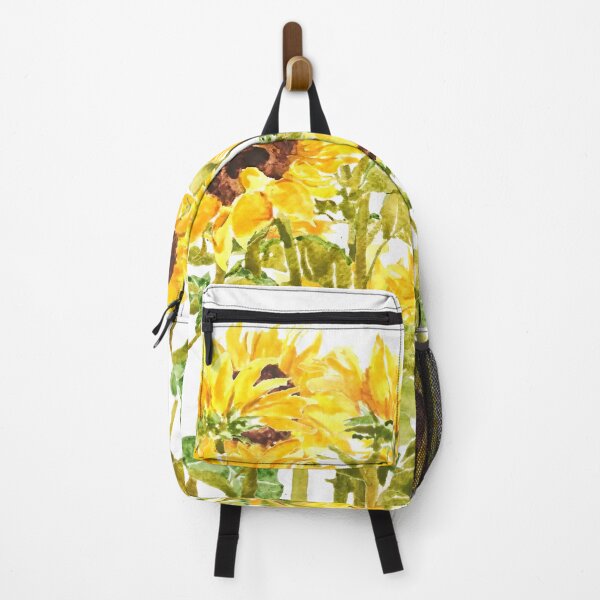 Item preview, hand painted yellow sunflower painting 2020 watercolor painting designed and sold by ColorandColor.