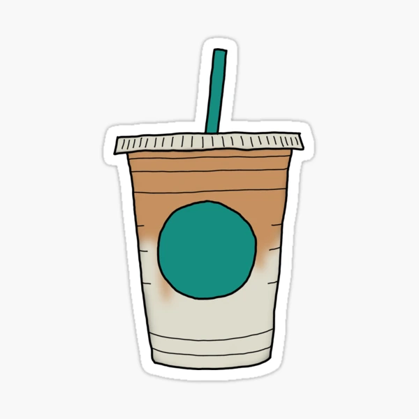 iced coffee Sticker for Sale by ahp00