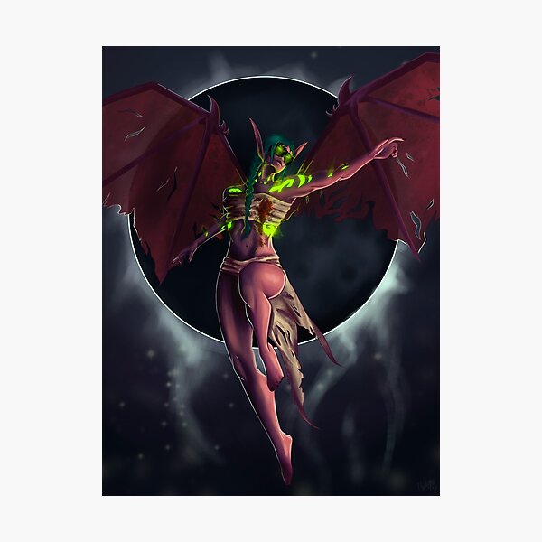 Illidari Eclipse Photographic Print
