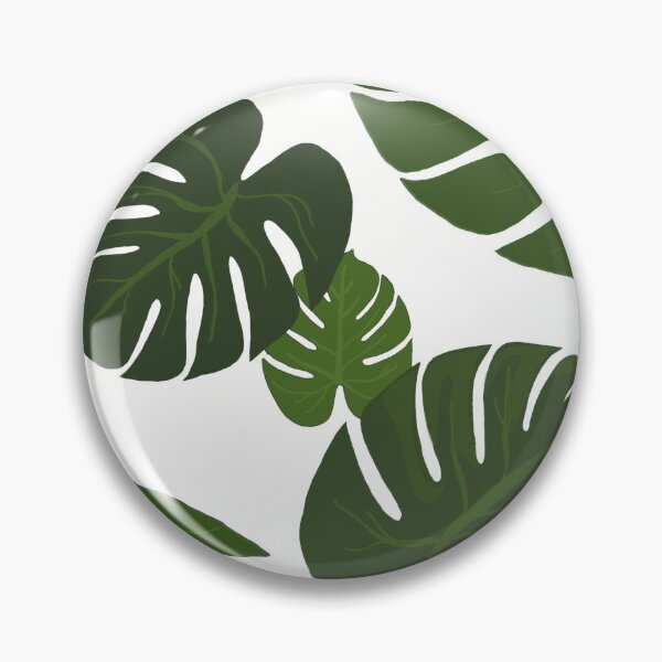 Item preview, Tropical leaves (white background) designed and sold by Jellabella.