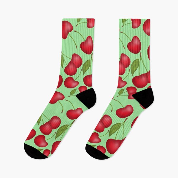 Item preview, Cherries on green designed and sold by Juliana  Costa.