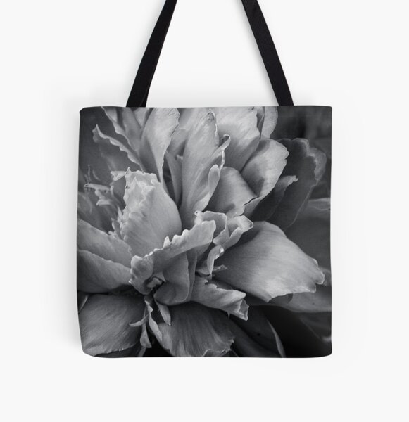 Peony All Over Print Tote Bag
