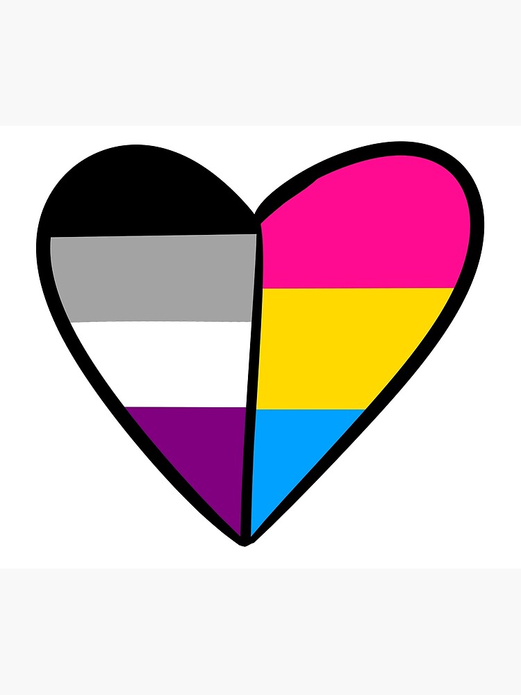 Plaid « Ace + Pan Pride Heart », par FluffyFox | Redbubble