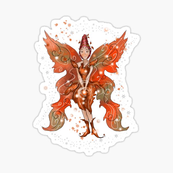 Faylin The Thanksgiving/Fall Fairy™ Sticker