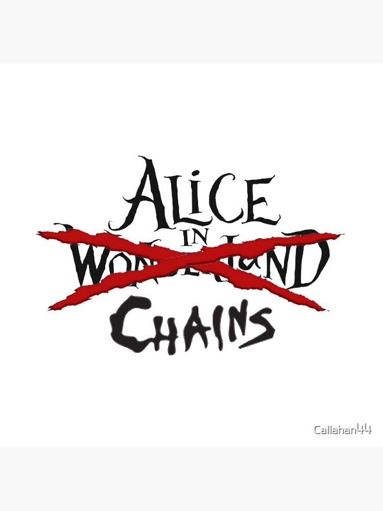Alice In Chains Logo Art Board Print By Callahan44 Redbubble