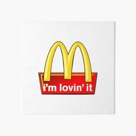 Mcdonalds Mukbang Art Board Prints Redbubble