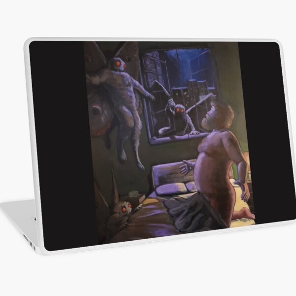 Yukon Cornelius meets the Mothmen! (softer version) Laptop Skin