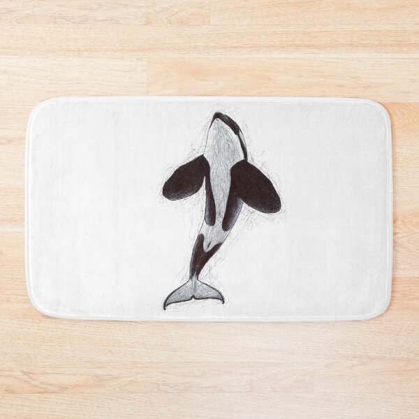 Item preview, Killer Whale Scribble Drawing #2 designed and sold by ArtyOrca.