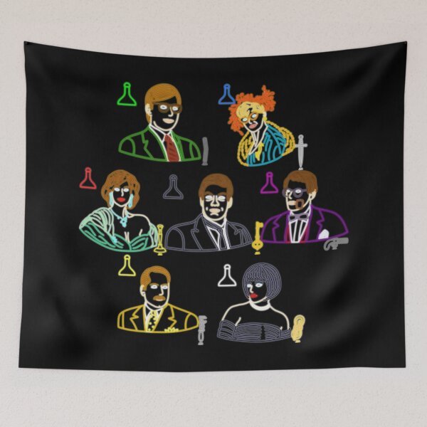 Item preview, Clue Characters - Neon Portraits designed and sold by SpectreSparkC.