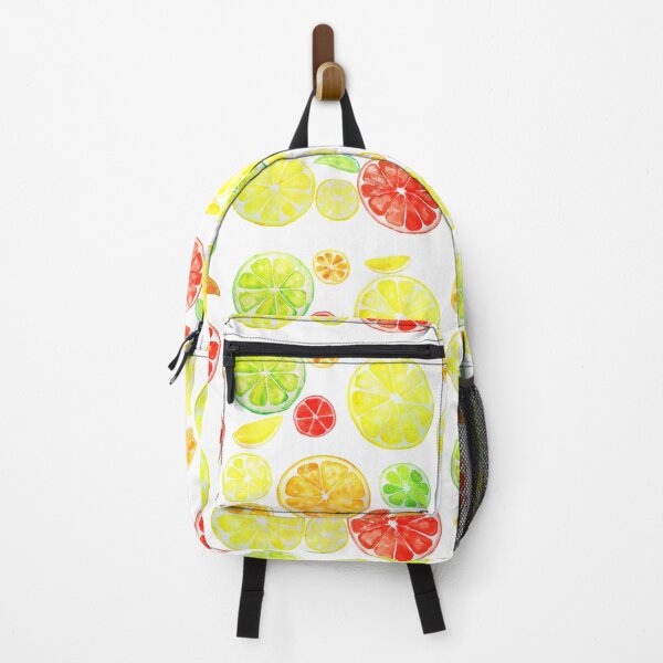 Item preview, hand painted colorful citrus slices watercolor designed and sold by ColorandColor.