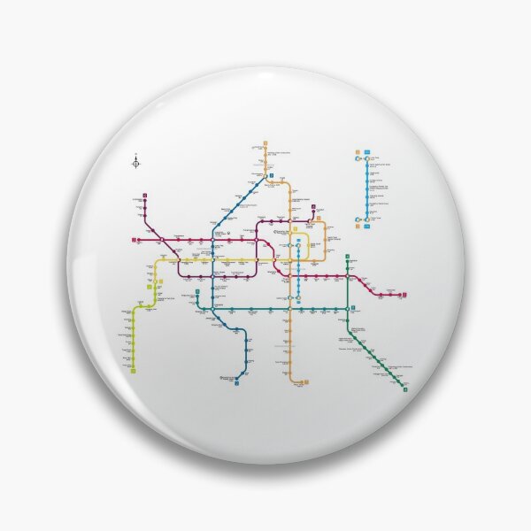 Item preview, Guangzhou Subway Map designed and sold by KALEIDOSCOPE UK.