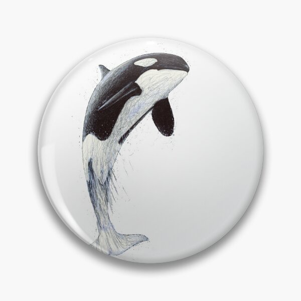 Item preview, Killer Whale Scribble Drawing #3 designed and sold by ArtyOrca.
