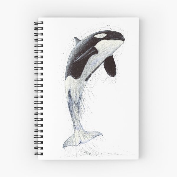 Item preview, Killer Whale Scribble Drawing #3 designed and sold by ArtyOrca.