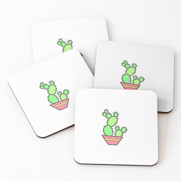 Item preview, cute barbary fig cactus designed and sold by evaryan02.