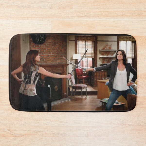 Item preview, himym lily and robin sword fight designed and sold by calamity02.