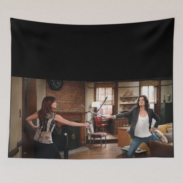 Item preview, himym lily and robin sword fight designed and sold by calamity02.
