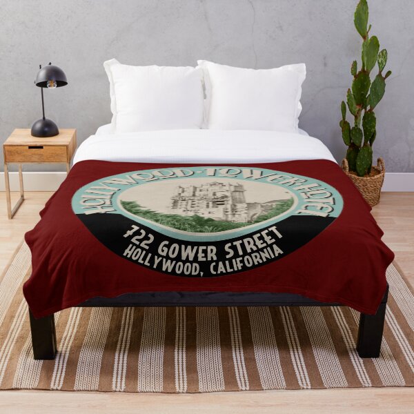 Hollywood Tower Throw Blanket