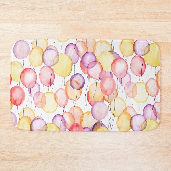 Item preview, colorful balloon watercolor  designed and sold by SelenePaintings .