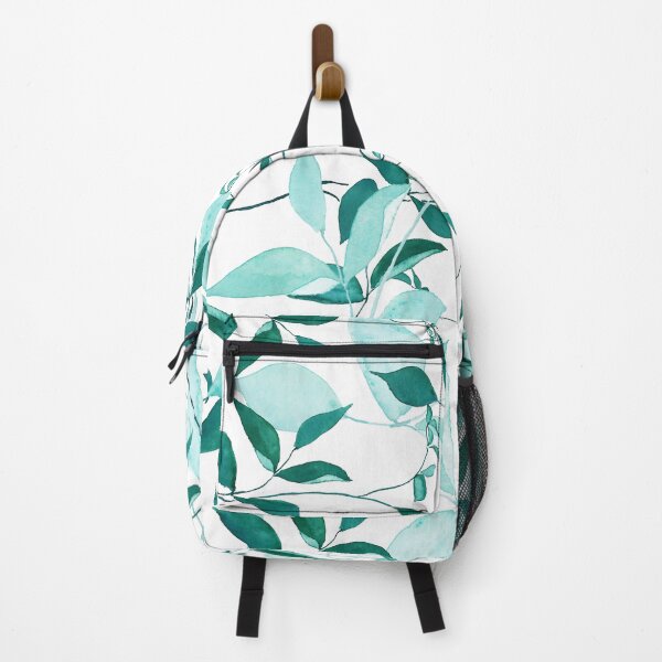 Item preview, hand painted green leaf pattern  designed and sold by ColorandColor.