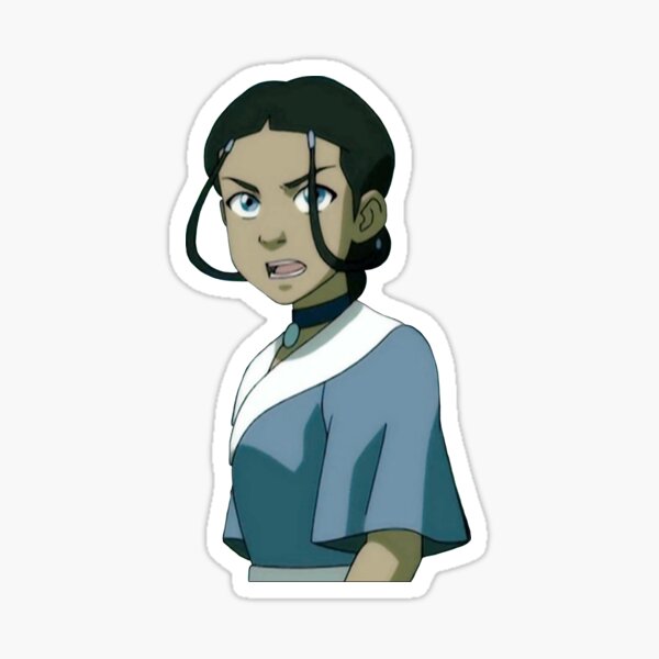 Angry Katara Avatar Sticker For Sale By Blueeyes374 Redbubble